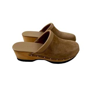 M Gemi Greta suede clogs
